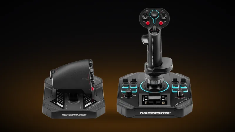 Thrustmaster SOL-R 4 HOTAS ambidextrous joystick and throttle for Star Citizen