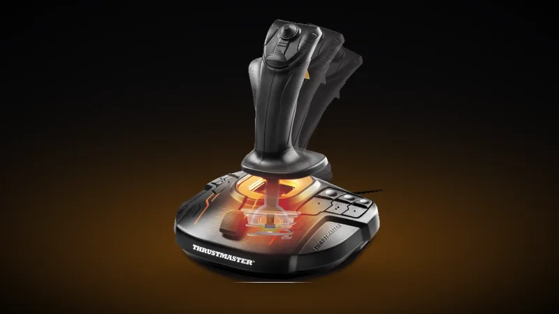 Thrustmaster T.16000M FCS Space Sim Duo dual flight sticks