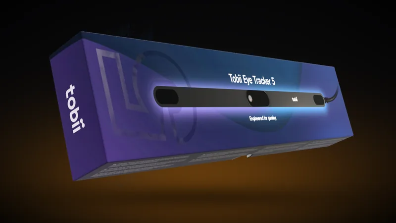 Tobii Eye Tracker 5 head tracking sensor hardware for Star Citizen